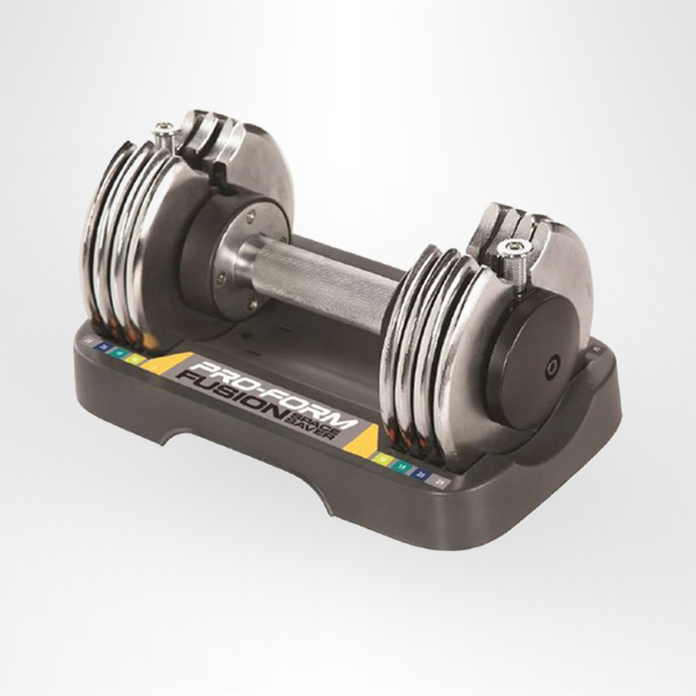 Dumbbell with adjustable weights