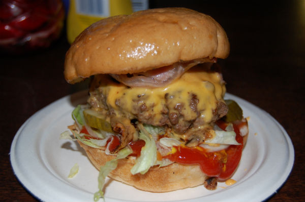 The Lucky Chip Bacon Cheeseburger