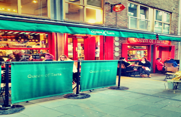 Exterior of Queen of Tarts Cafe in Dublin