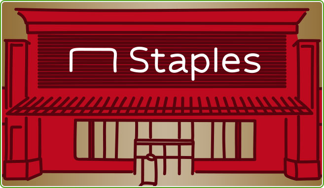 Staples sales clearance