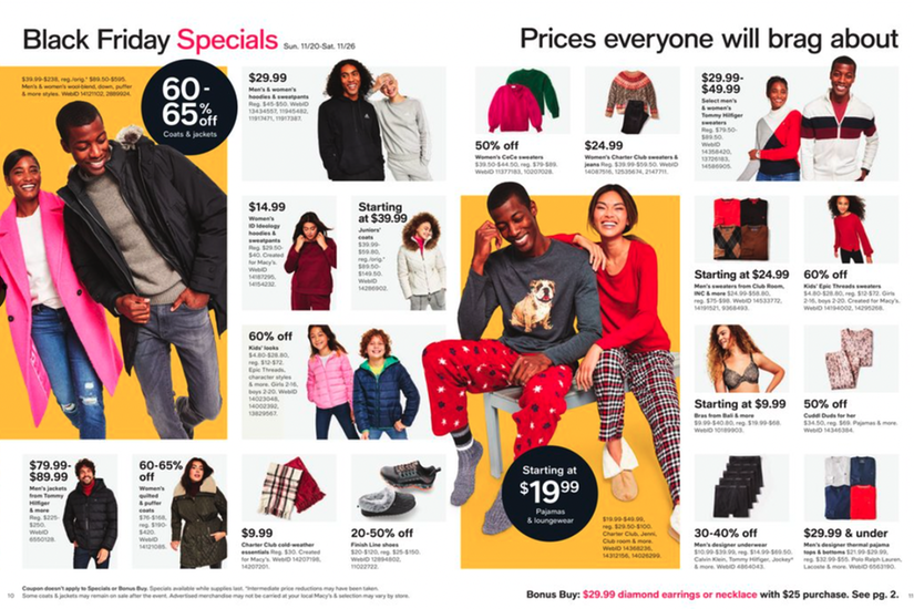 Macy's black sale friday catalog