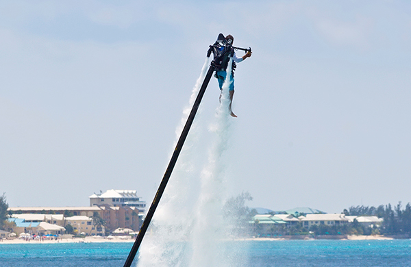 Flying With A Water-Powered Jet Pack 