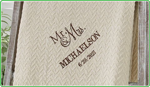 Personalization Mall Couples Gift - Blankets