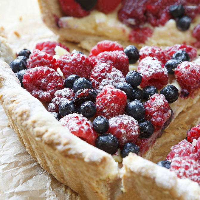 mixed berry pie