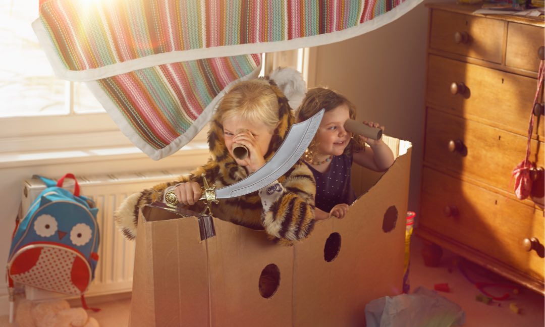 kids playing inside