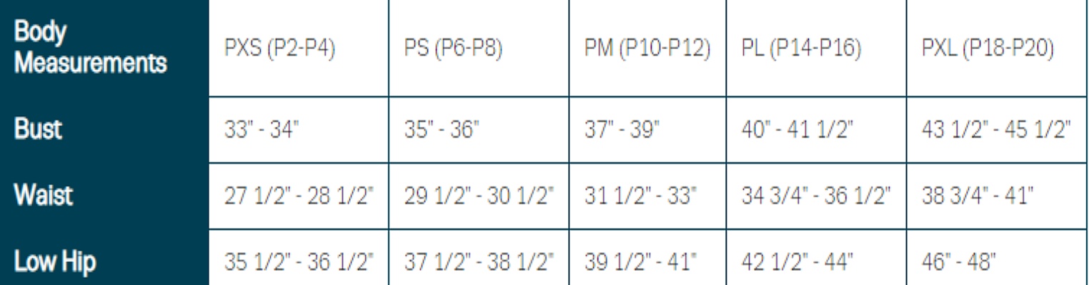 Coldwater Creek Women's Size Guide