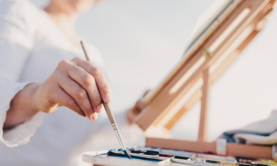 This Couple Tried a Painting Class for Date Night. The Outcome Was