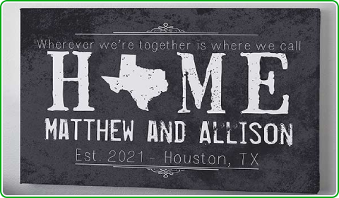 Personalization Mall Couples Gifts - Personalized Canvas