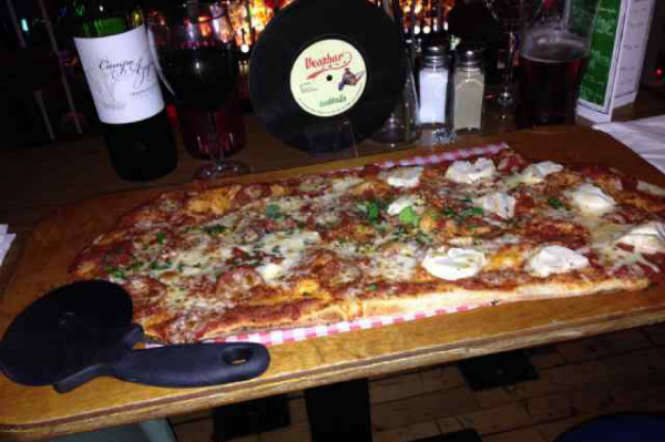 Half Metre Pizza at Vespbar