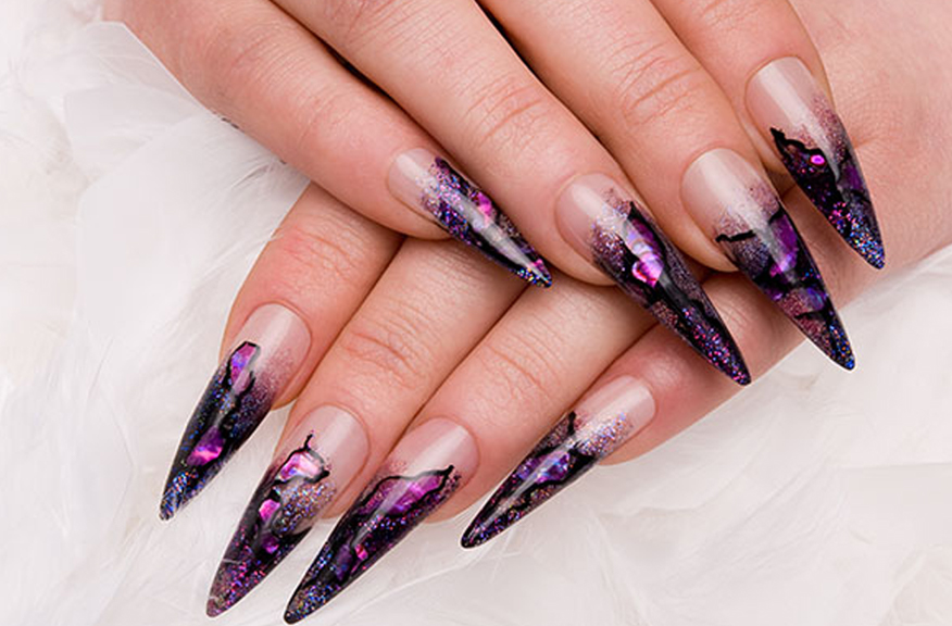 zendaya stiletto nails