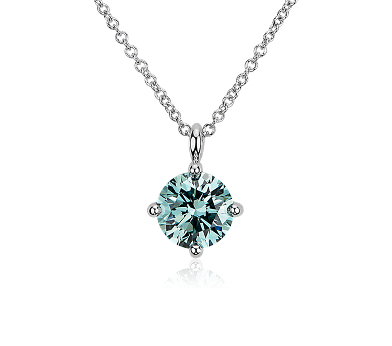 Blue diamond lab-created