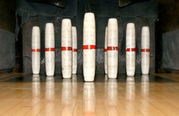 Mid 20th Century Bowling Duckpins - Set of Ten