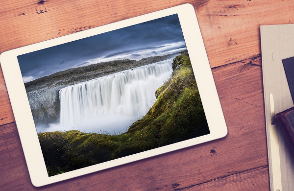 Tablet screen size and resolution