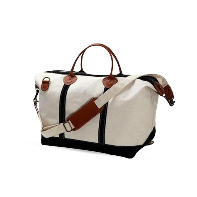 Canvas weekender bag