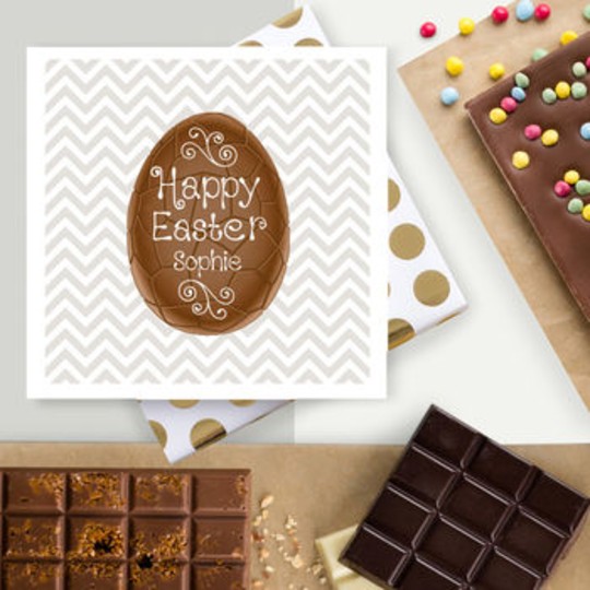 chocolate easter card