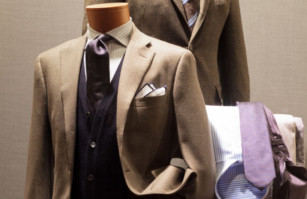 Suit on display