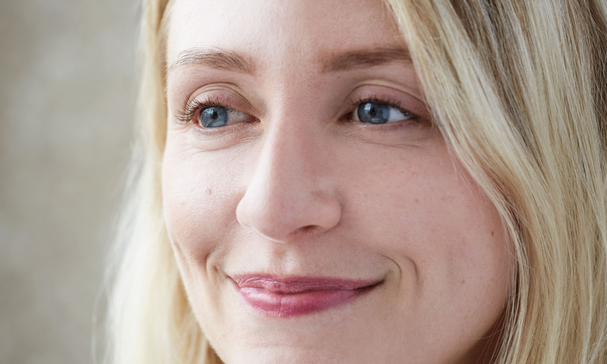 Colleen 2 weeks after lash lift close-up