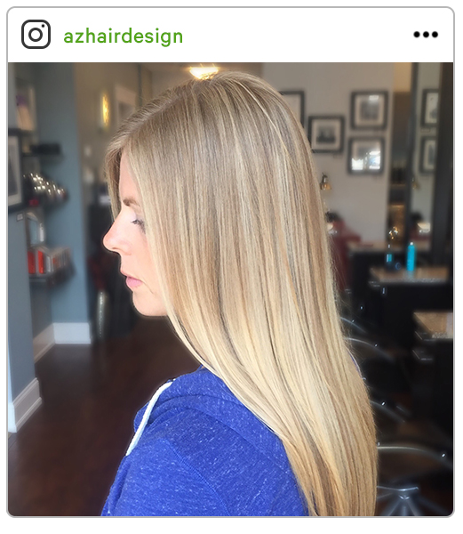 natural blonde hair with highlights