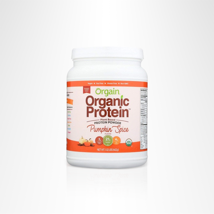 Organic pumpkin spice protein powder