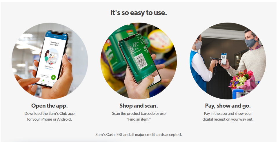 Sam's Club Scan & Go shopping
