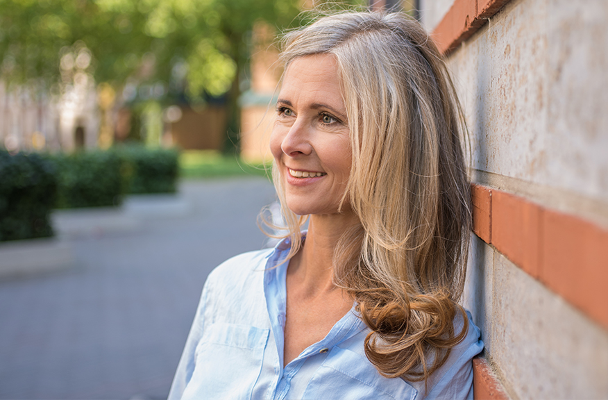 Older woman considering Botox