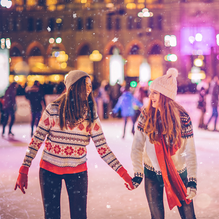 ice skating