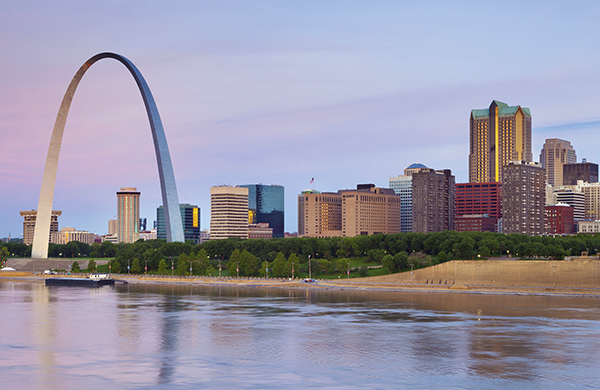 Gateway Arch National Park: Bird's-eye View