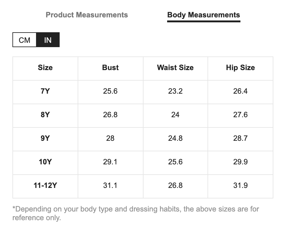 Size charts & how to work with them (women's, children's and men's