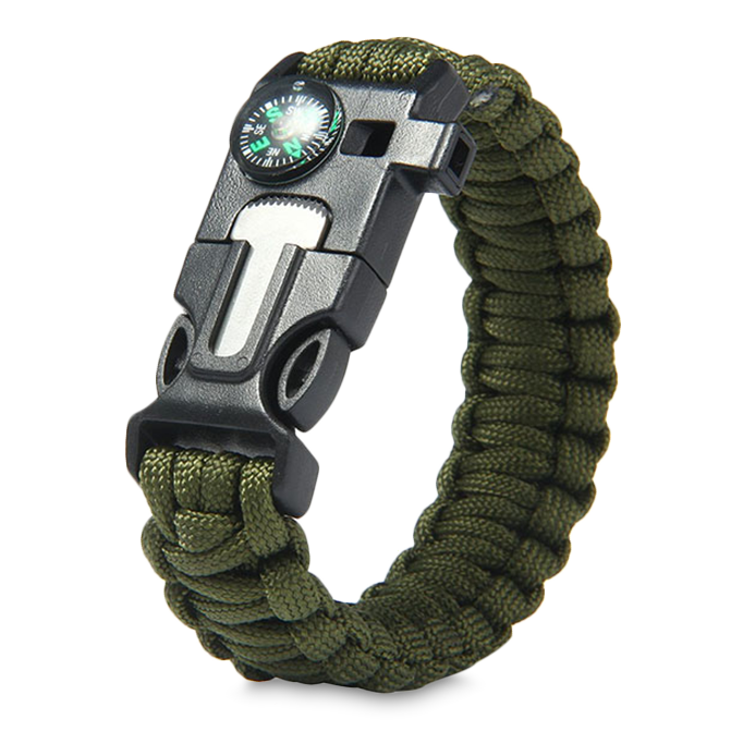Braided survival bracelet