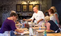 Man teaching cooking class