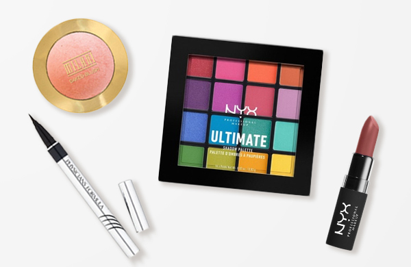 Milani, NYX, and Physician's Formula makeup
