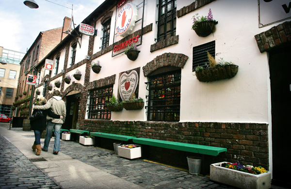 Outside The Duke of York Belfast