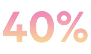 40%