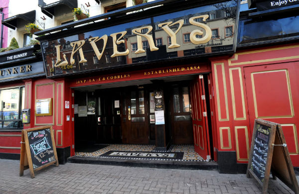 Outside Lavery's Belfast