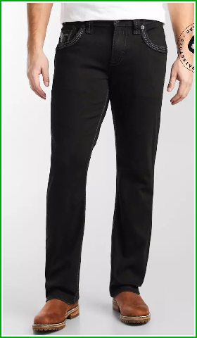 Rock Revival | Bordeaux Relaxed Taper Stretch Jean