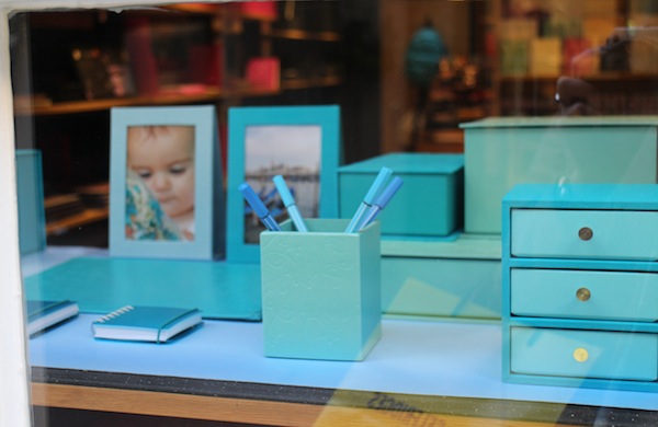 Stationary in the window of Prints