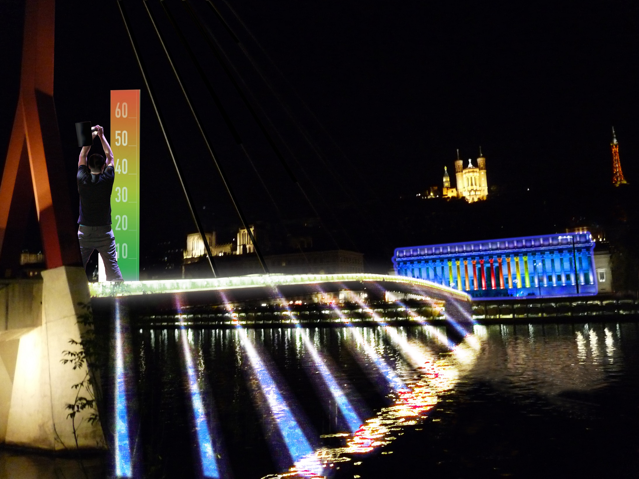 Passerelle et Palais de Justice