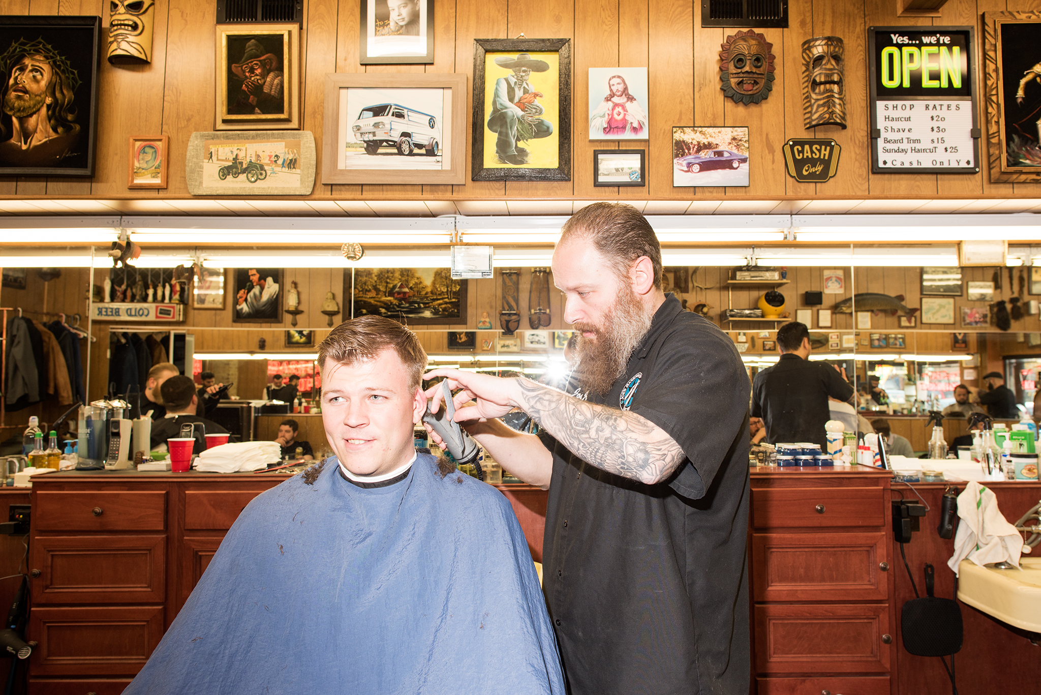 One Night at an Old-School Barber Shop