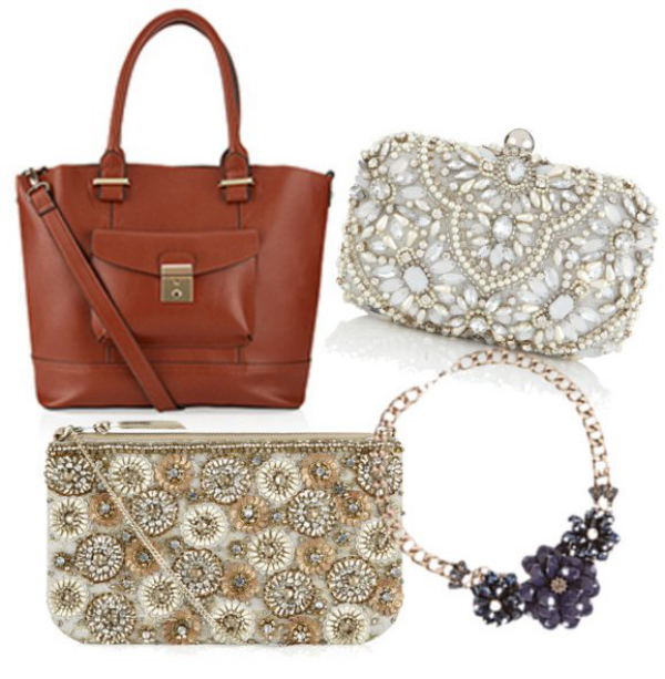 Collage of handbags