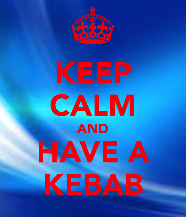 keep calm kebab