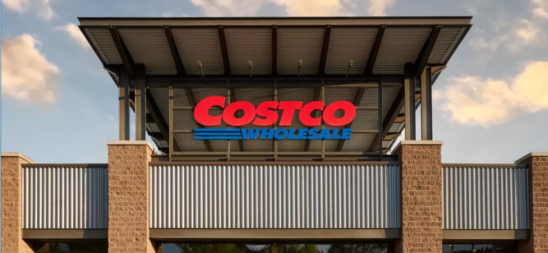 Costco warehouse storefront entrance