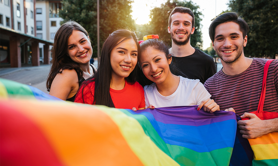 Friends-supporting-pride