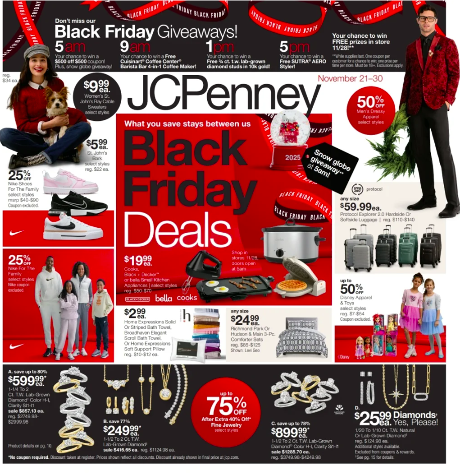 JCPenney Black Friday Ad 2025