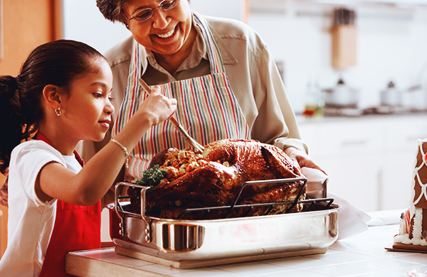 Image result for children preparing turkey roast