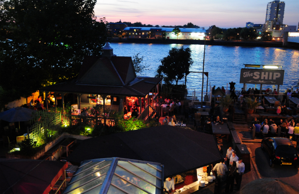 The SHip Beer Garden London