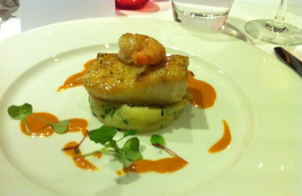 Halibut from Two Fat Ladies, Glasgow