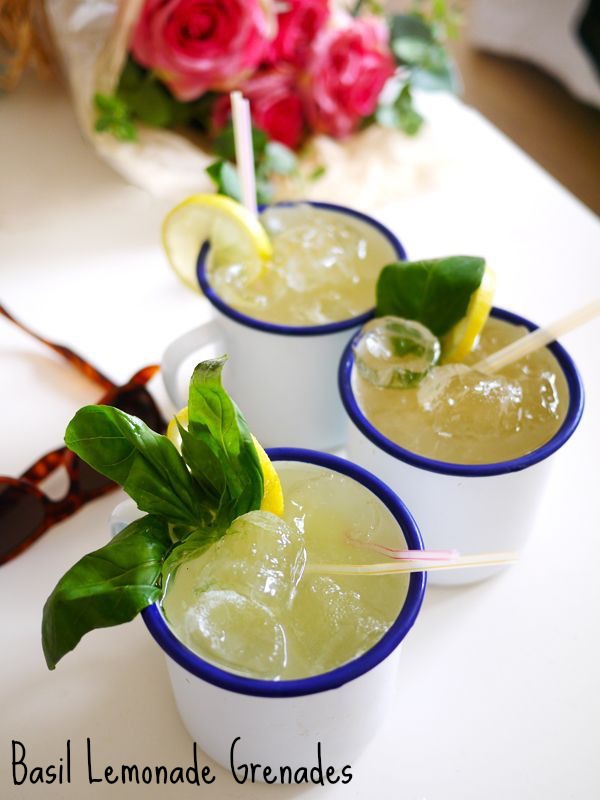 Basil Lemonade Grenades