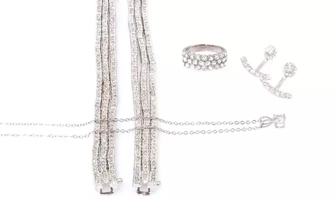 collection of formal jewelry