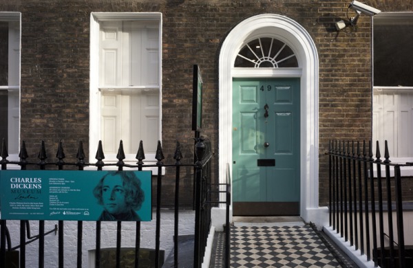 Door of the Charles Dickens Museum London