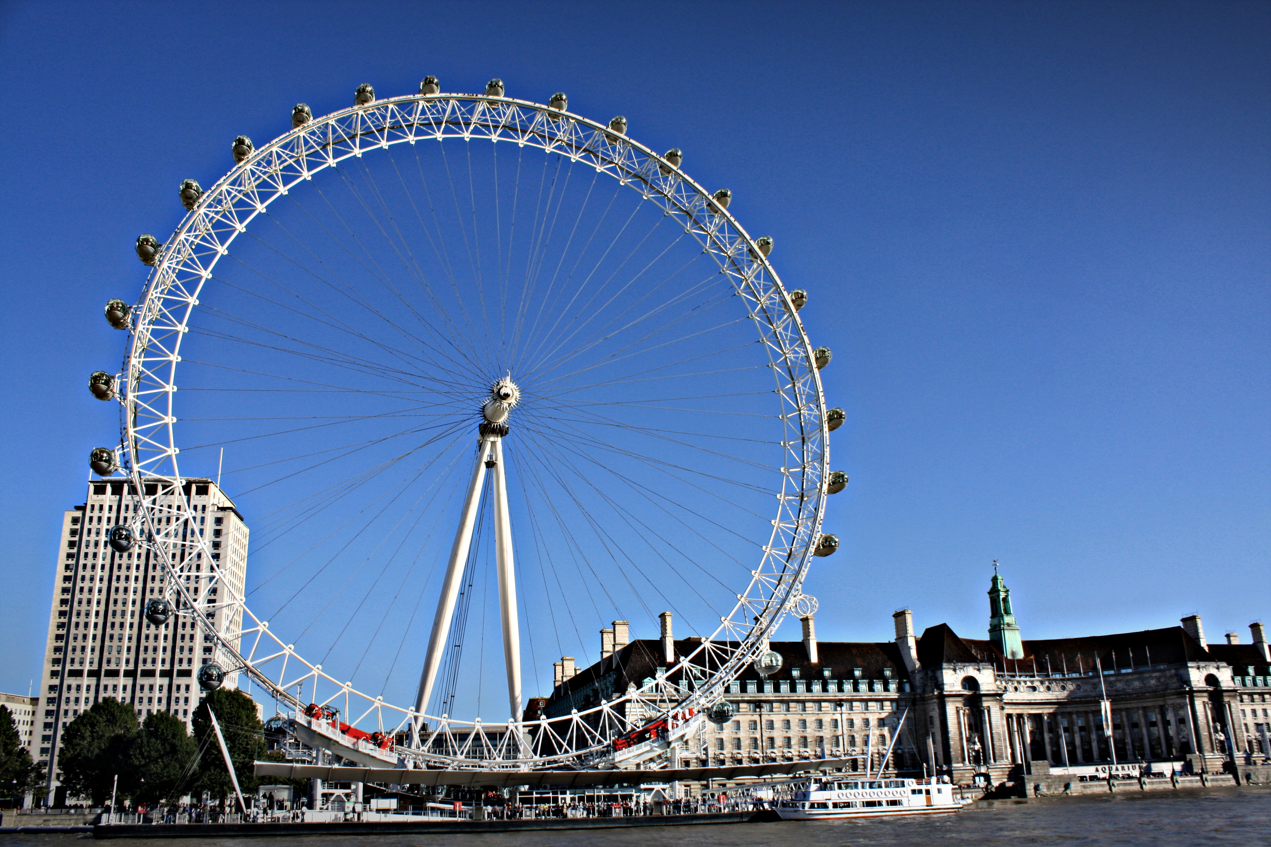 The London Eye Ferris Wheel In London, UK Stock Photo   Alamy